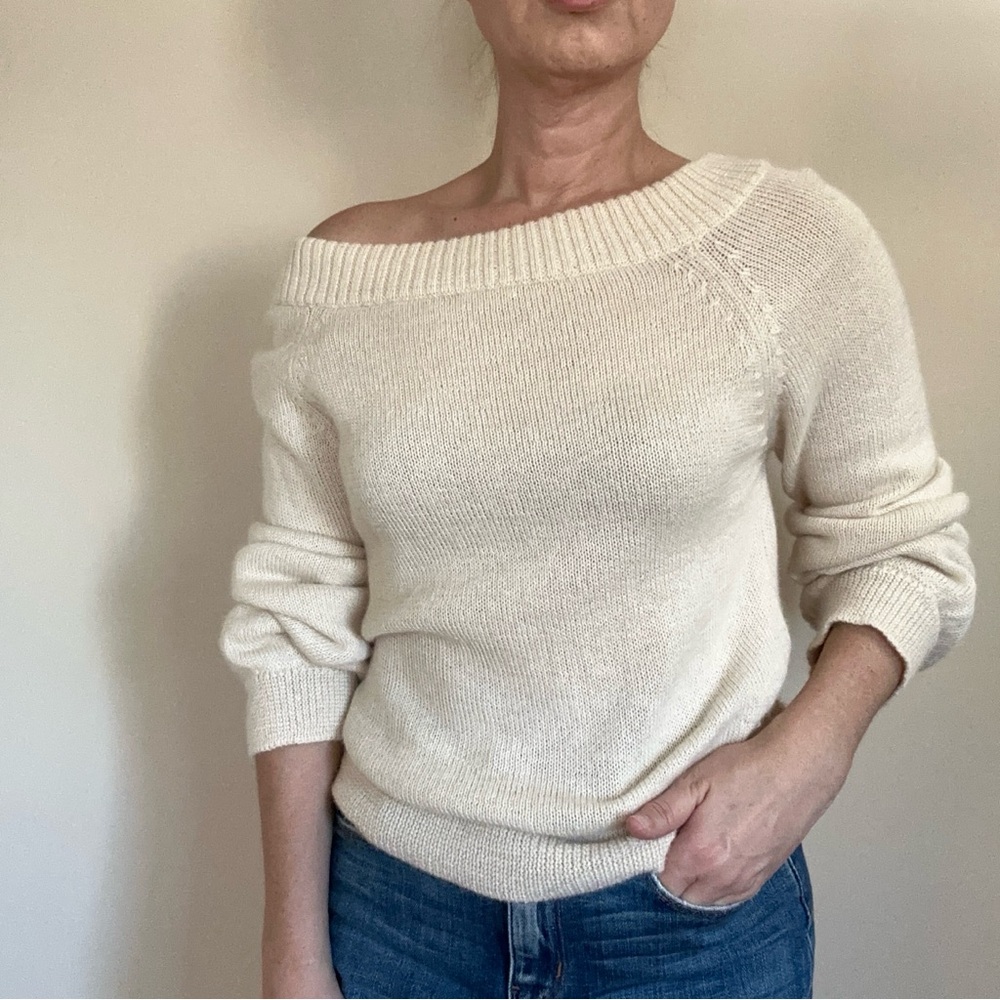 Nation LTD Baby Alpaca Cream Sweater